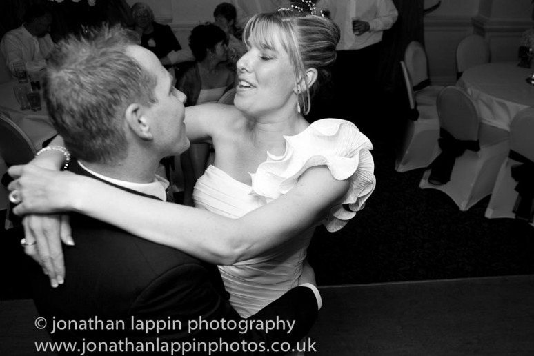 First dance of Bride and Groom Brandshatch Place Hotel in Kent