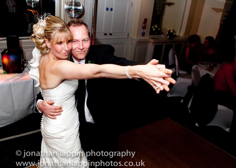 First Dance in the main room at Brandshatch Place in Kent 