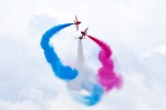 Red arrows performing one of their moves